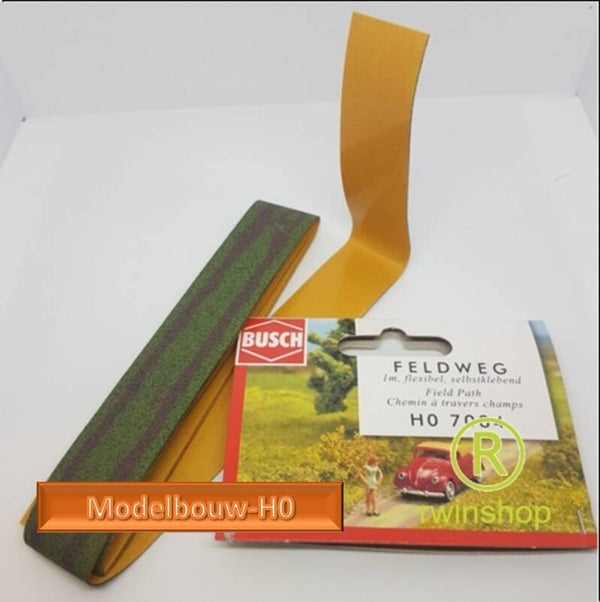 Landweg Busch 7084 1meter lang flexibel zelfklevend veldpad 23 mm breed