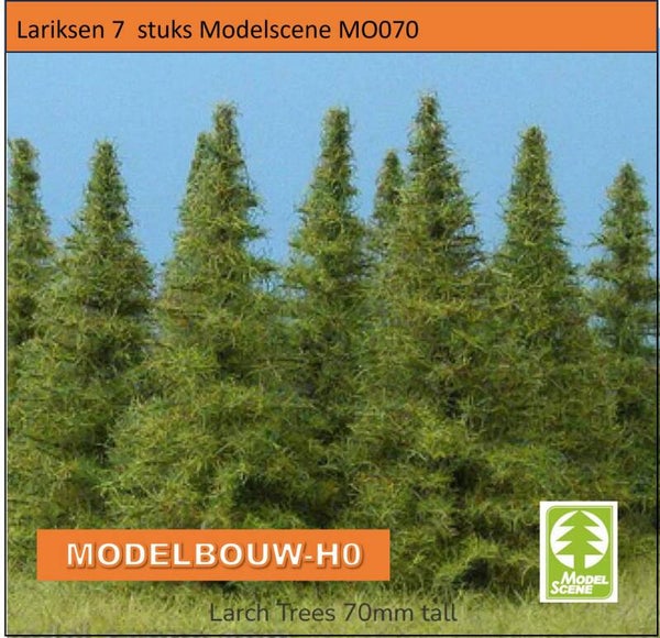 Modelscene MO070 Lariksen (60-80 mm) – 7 stuks voor Realistische Natuur