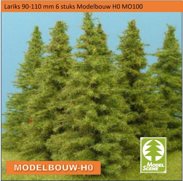 Lariks bomen 90-110 mm 6 stuks Modelbouw H0 MO100