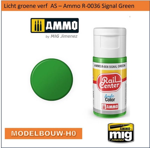 Licht groene verf  – Ammo R-0036 Signal Green