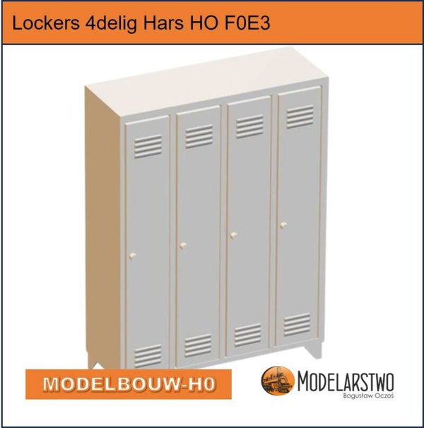 Lockers 4delig Hars HO F0E3