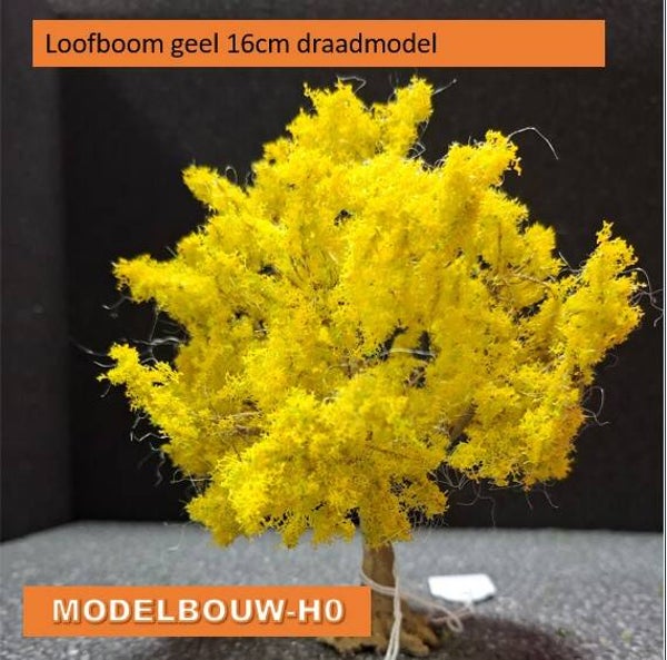 Loofboom geel 15cm