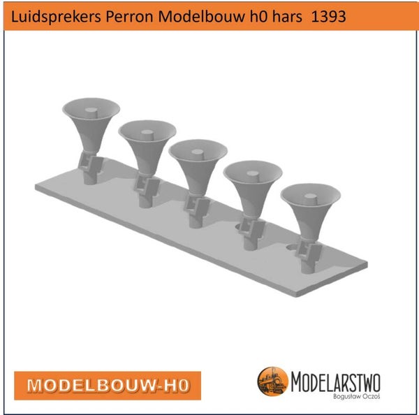 Perron luidsprekers 5 stuks Modelbouw-H0 1393
