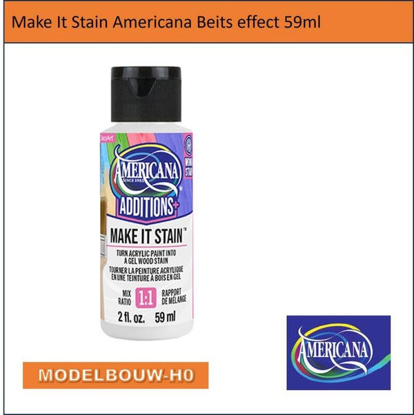 Make It Stain Amaricana beits effect.