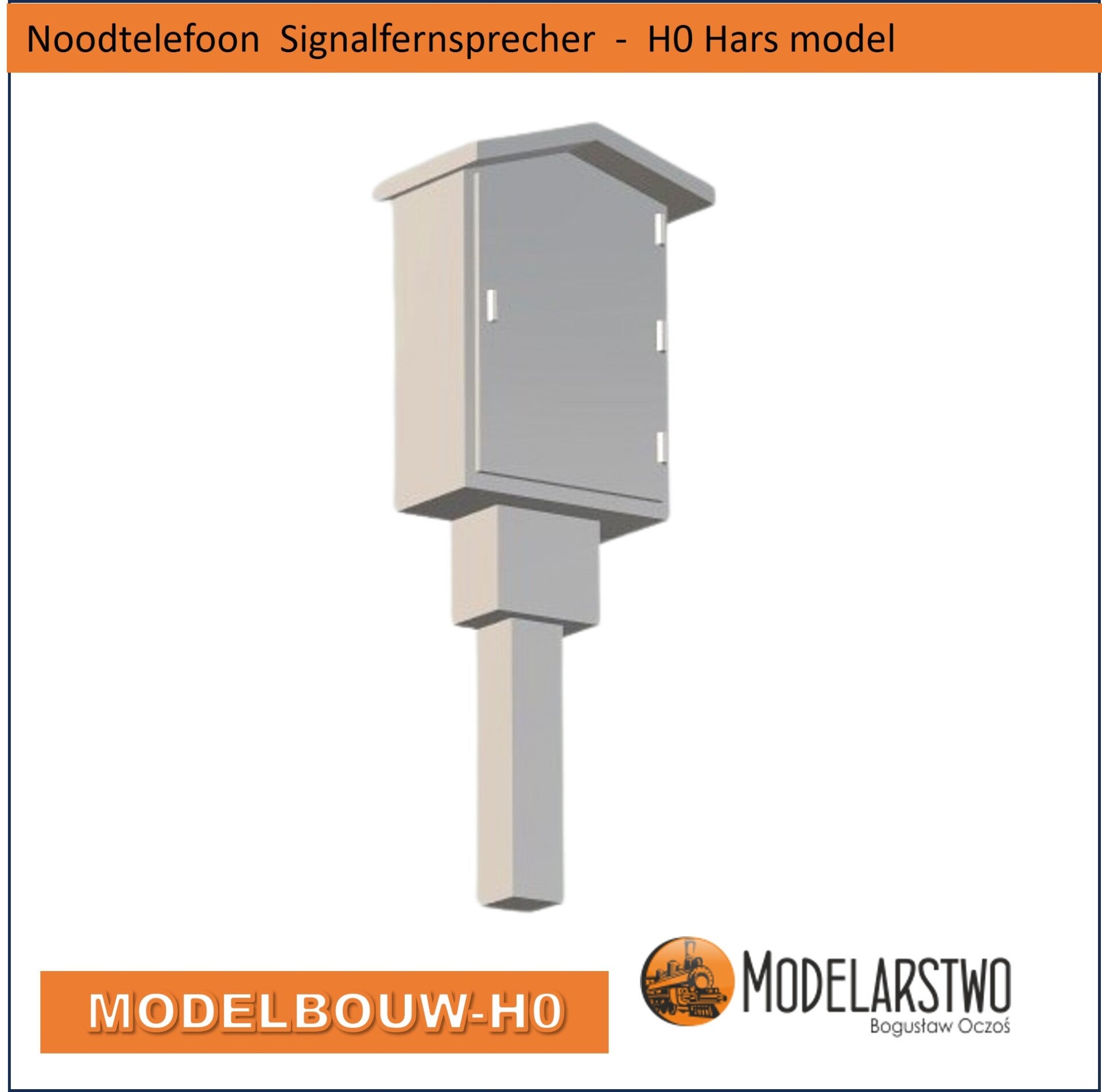 Noodtelefoon Signalfernsprecher  -  H0 Hars model 2386
