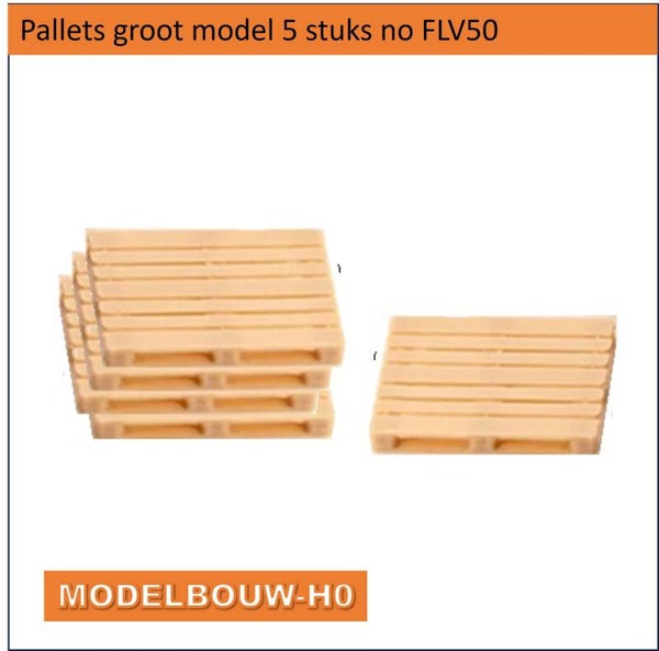 Pallets groot model 5 stuks no FLV50