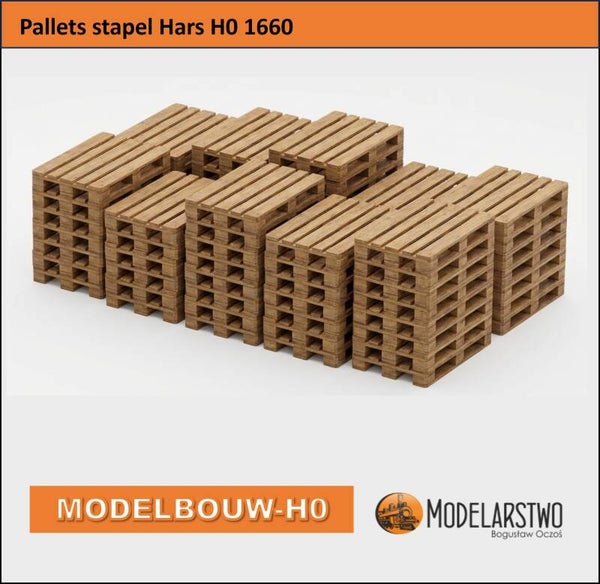 Pallets stapel Hars H0 1660
