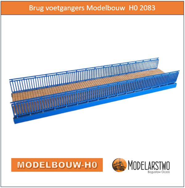Brug voetgangers Modelbouw  H0 2083