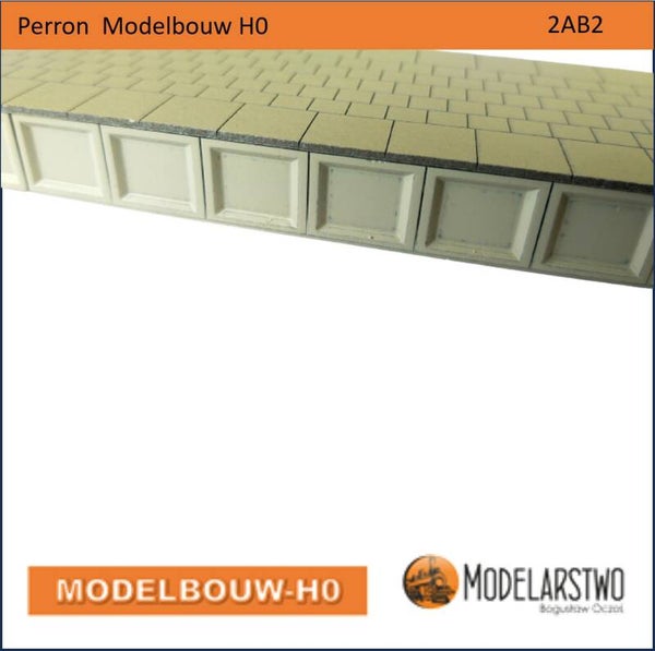 Perron 40 cm Modelbouw H0 2AB2