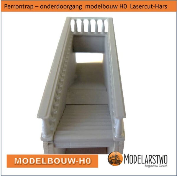 Perron onderdoorgang Modelbouw H0 CF76