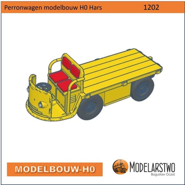 Bagagewagen perronwagen Modelbouw H0 1202M