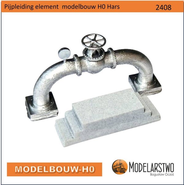 Pijpleiding element modelbouw H0 2408
