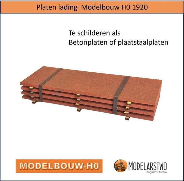 Platen lading  Modelbouw H0 1920