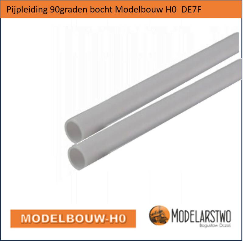 Pijpleiding PVC buis 3 mm 2 x 25 cm  H0 modelbouw