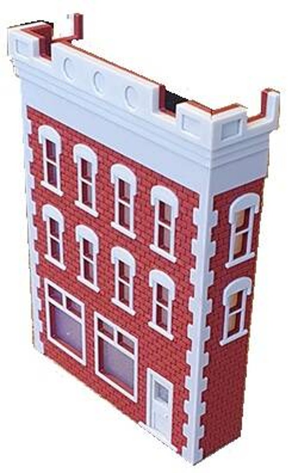 Half reliëf herenhuis 3d print 03RH01