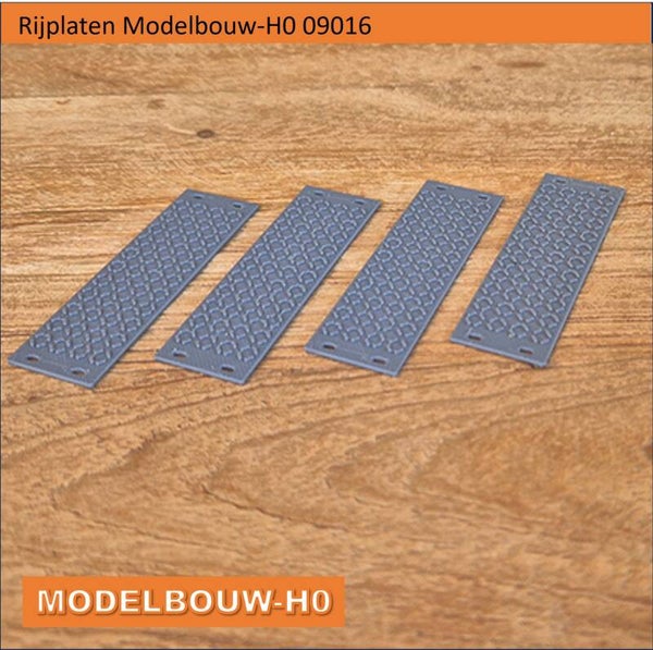 Rijplaten 10 stuks Modelbouw-H0 09016