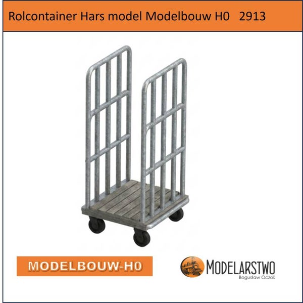 Rolcontainer Hars resin model Modelbouw H0 291