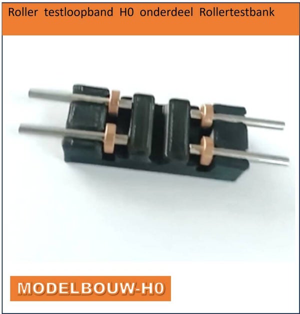 Roller voor rollertestbank locomotieftester H0 -  Rollenbank - Rollerbank