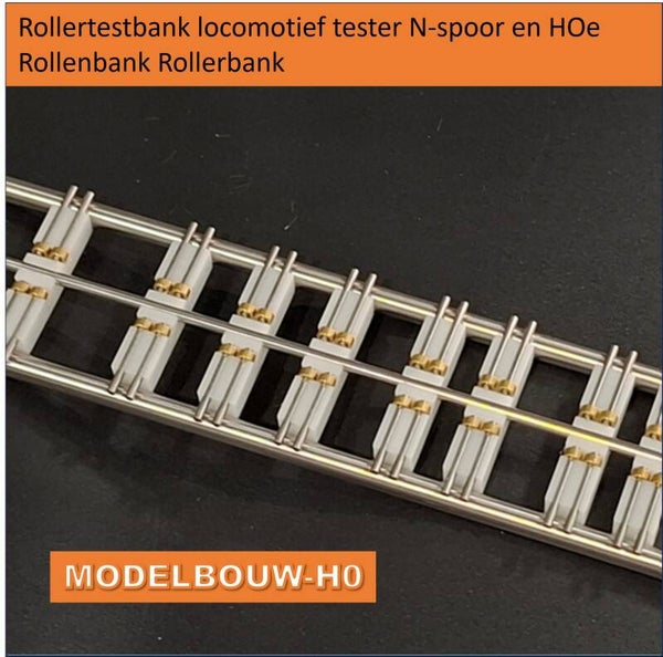 Rollertestbank locomotieftester N-spoor HOe Rollenbank Rollerbank