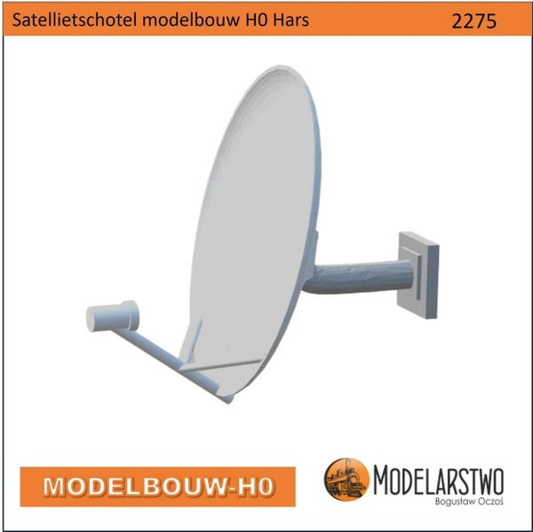 Satellietschotel modelbouw H0 2275