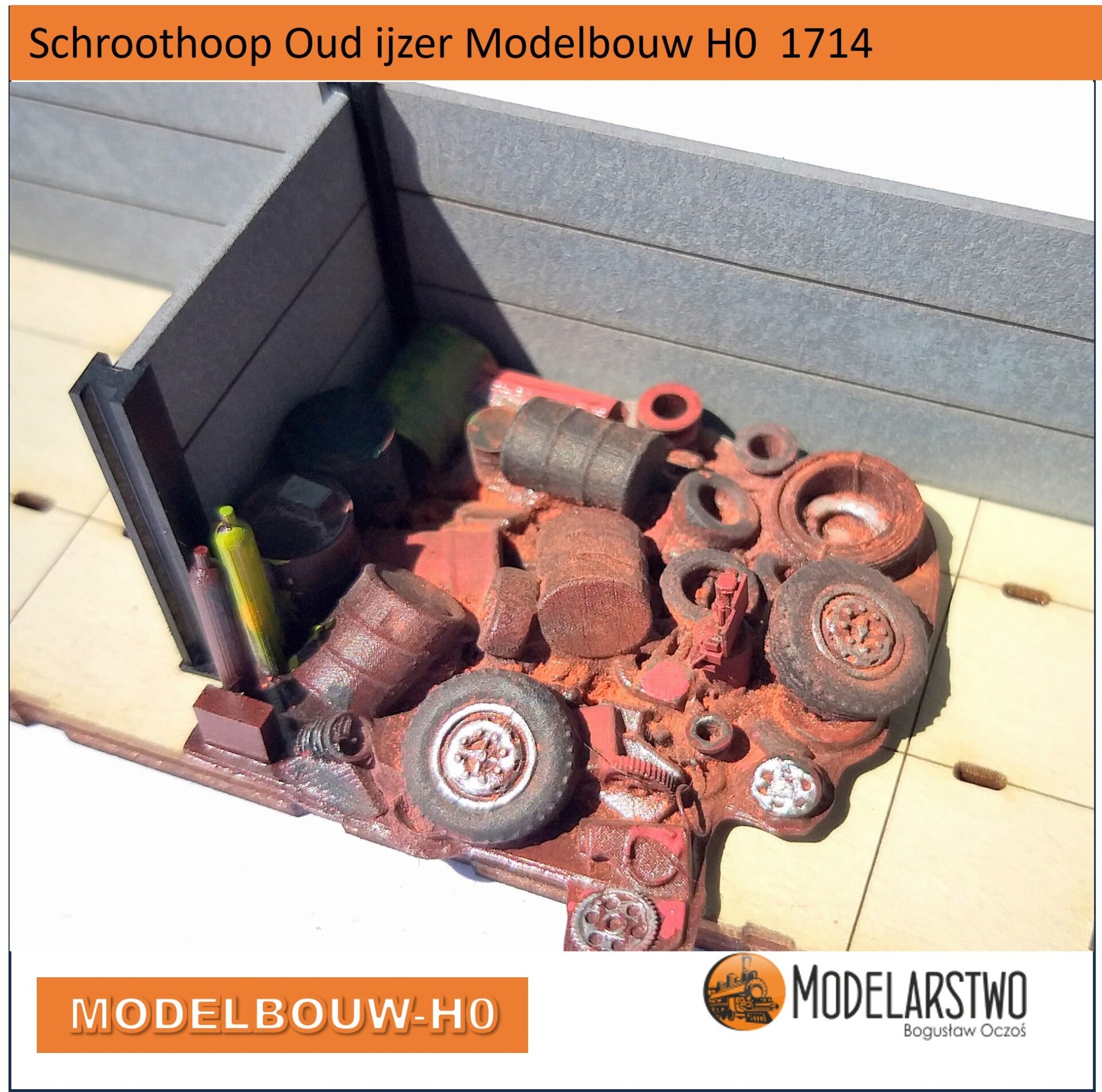 Schroothoop oudijzer Modelbouw-H0 1714