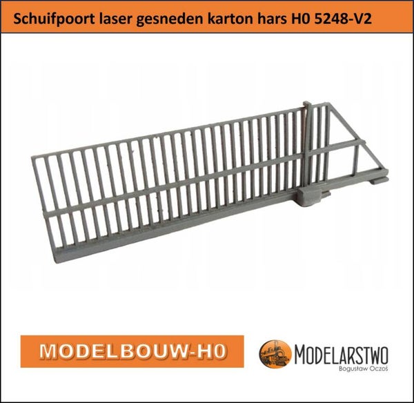 Schuifpoort laser gesneden karton hars H0 5248-V2