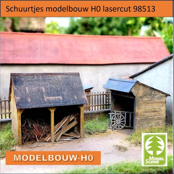 Schuurtjes modelbouw H0 lasercut 98513
