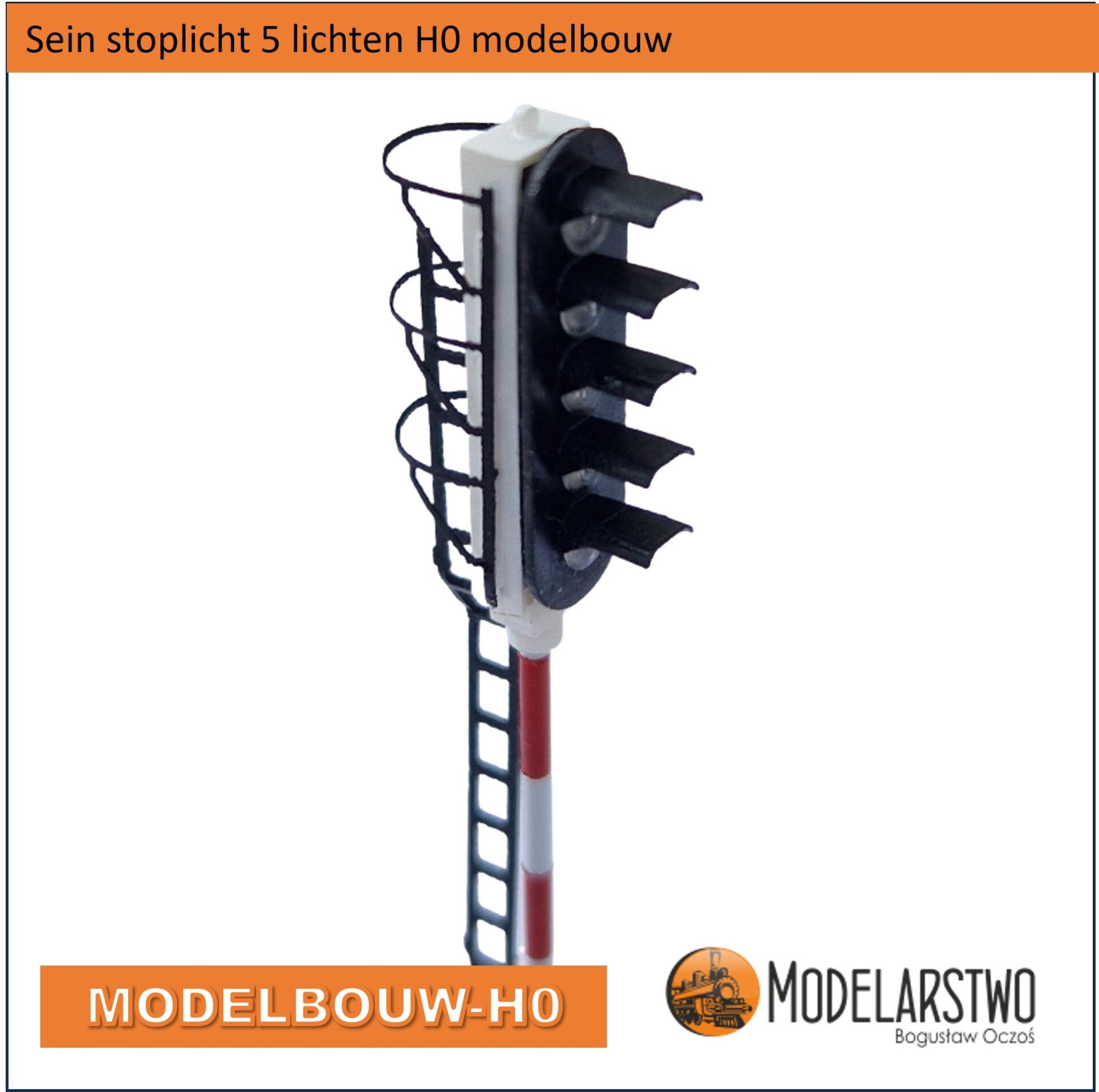 Sein stoplicht 5 lichten modelbouw H0