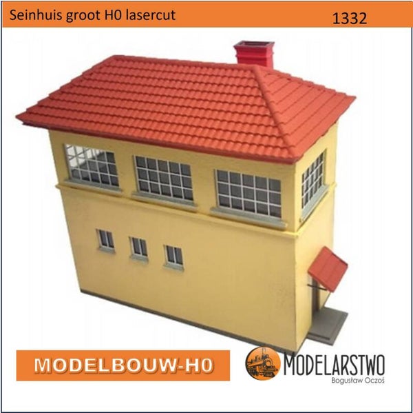 Seinhuis Modelbouw  H0 met interieur 1332