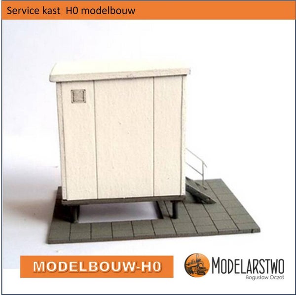 Elektriciteitskast  Relaiskast Trafostation  H0 Bouwpakket