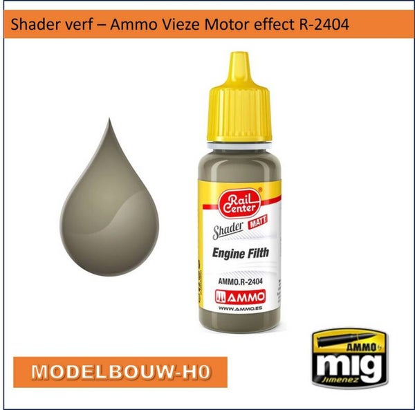 Shader Vieze Motor effect R-2404 Ammo Rail Center Verweerd Schaduw effect