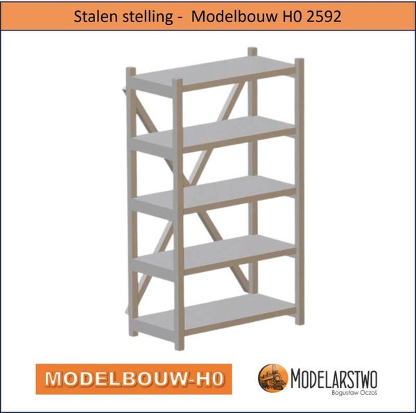 Stalen stelling -  Modelbouw H0 2592