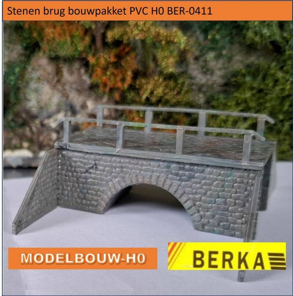Berka 0411 - Stenen Boogbrug (H0 - 1:87)