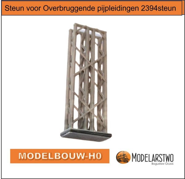 Steun voor Overbruggende pijpleidingen Hars Modelbouw HO 2394steun