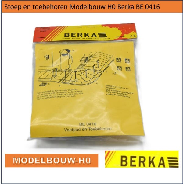 Voetpad en  Scenrey Modelbouw H0 BER-0416