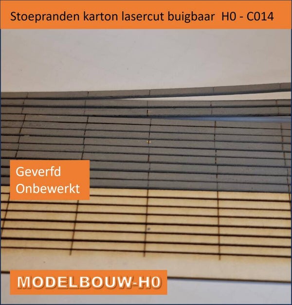 Stoepranden 3 meter buigzaam Modelbouw H0 C014
