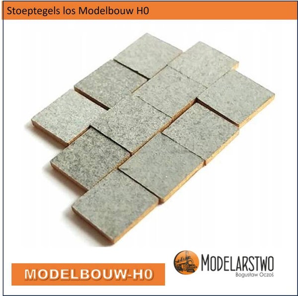 Stoeptegels los Modelbouw H0 7923