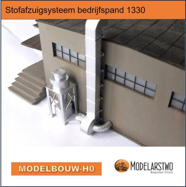 Stofafzuigsysteem voor bedrijfspand 1330