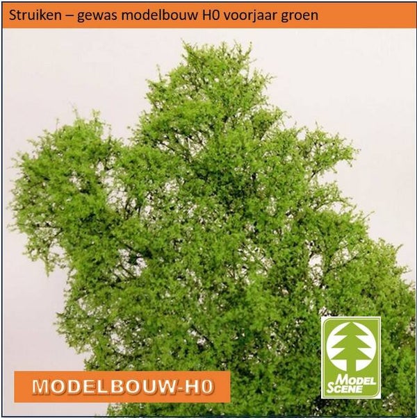 Struiken – gewas modelbouw H0 voorjaar groen    701-02S