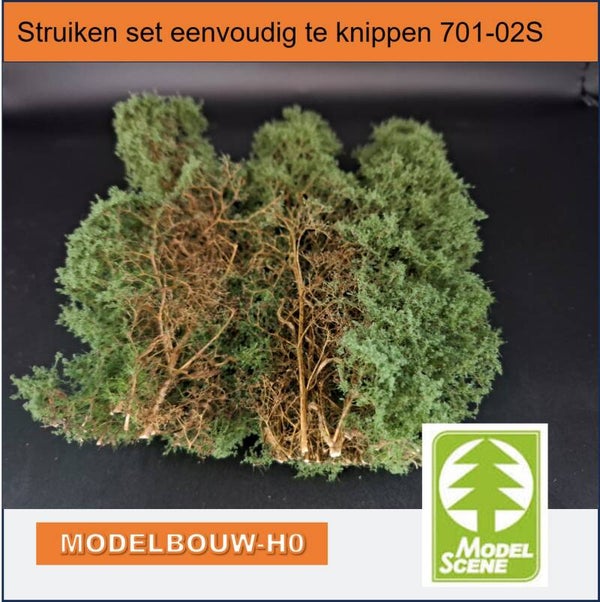 Struiken – gewas modelbouw H0 groen  701-02S