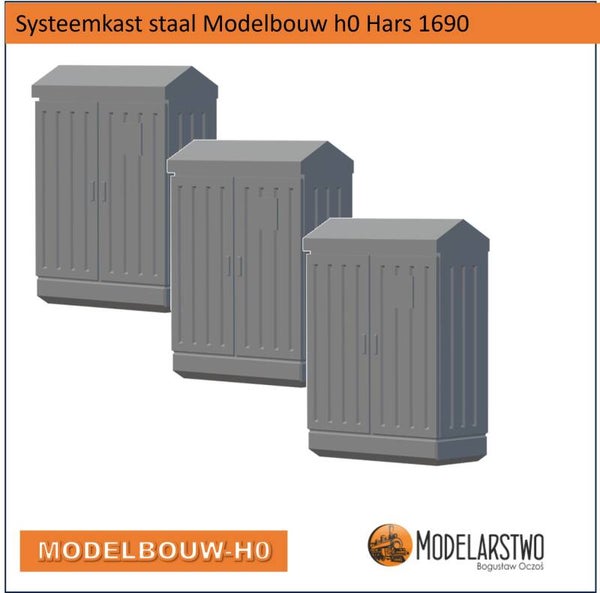 Systeemkast per 3 stuks van Hars 1690