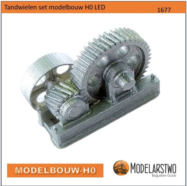Tandwielen set industrieel Modelbouw H0