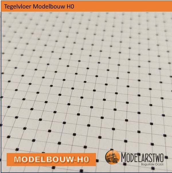 Tegelvloer Modelbouw H0