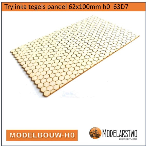 Trylinka tegels paneel 62x100mm h0  63D7