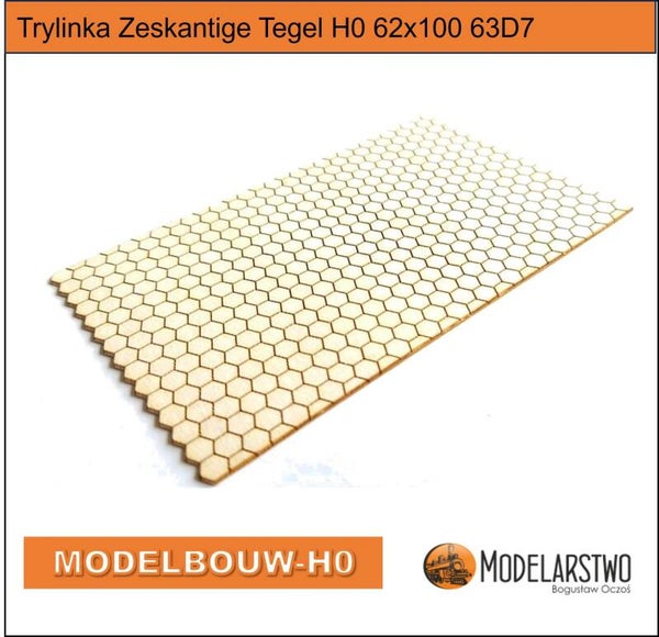 Trylinka Zeskantige Tegel H0 62x100 63D7