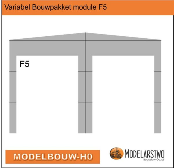 Variabel Bouwpakket module F5 dubbele ingangen punt