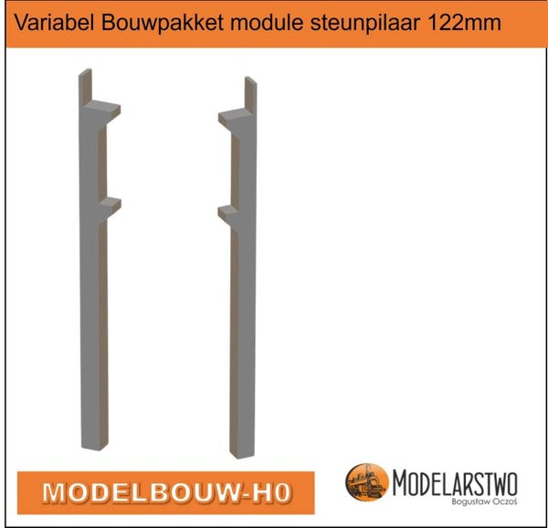 Variabel Bouwpakket module steunpilaar dubbel