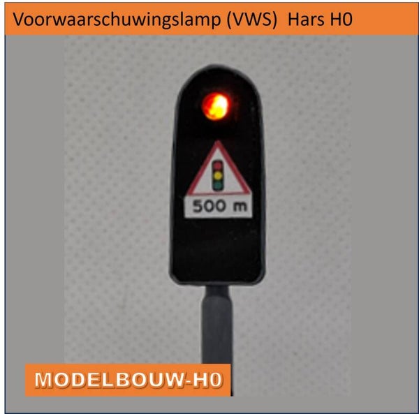 Voorwaarschuwingslamp (VWS)  Hars Modelbouw-H0