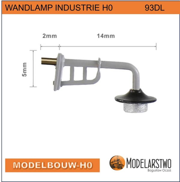WANDLAMP INDUSTRIE H0              93DL