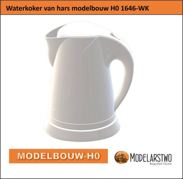 Waterkoker van hars modelbouw H0 1646-WK